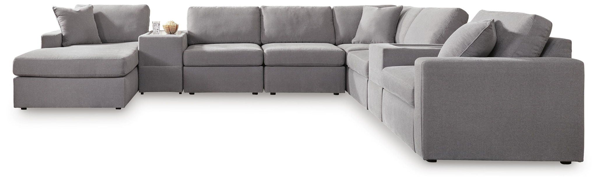 Modmax - Sectional - Granite – Stationary Sectionals by Signature Design by Ashley® at Furniture Wholesale Plus , Nashville furniture store