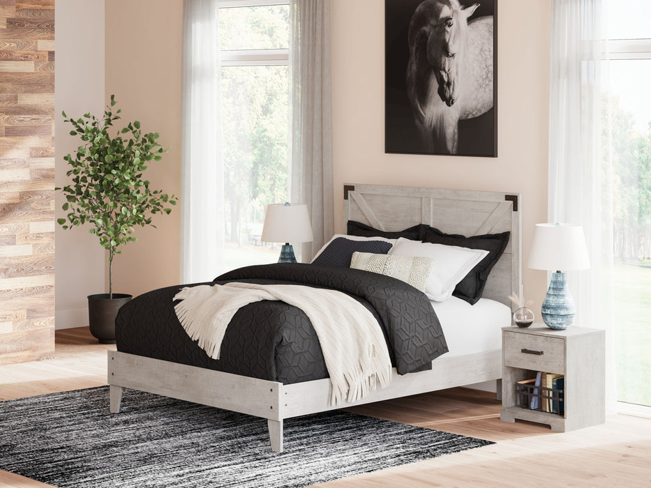 Shawburn - Platform Bed With Crossbuck Panel Headboard – Platform Beds by Signature Design by Ashley® at Furniture Wholesale Plus , Nashville furniture store
