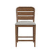 Glinda - Fabric Counter Chair (Set of 2) - Brown / Light Gray – Chair Sets by Elements International at Furniture Wholesale Plus , Nashville furniture store