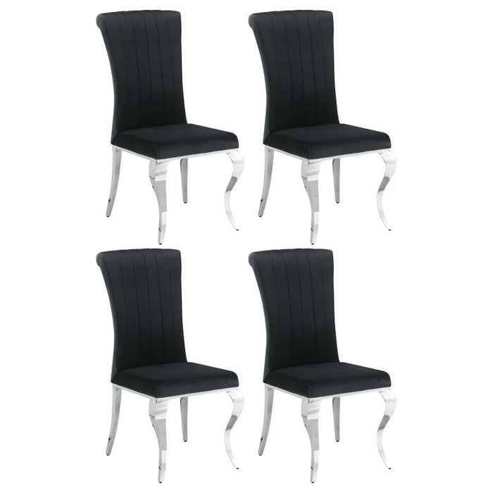 Betty - Upholstered Side Chairs (Set of 4) – Chair Sets by CoasterEssence at Furniture Wholesale Plus , Nashville furniture store