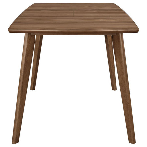 Alfredo - Extension Leaf Dining Table - Natural Walnut - Premium Dining Tables with Extensions from CoasterEveryday - Just $369! Shop now at Furniture Wholesale Plus  We are the best furniture store in Nashville, Hendersonville, Goodlettsville, Madison, Antioch, Mount Juliet, Lebanon, Gallatin, Springfield, Murfreesboro, Franklin, Brentwood