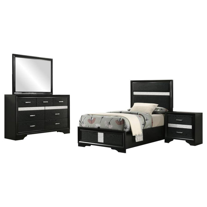 Miranda - Panel Bedroom Set – 4 Piece Bedroom Sets by Coaster Fine Furniture at Furniture Wholesale Plus , Nashville furniture store