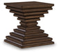 Hannodream - Square End Table - Warm Brown – End Tables by Signature Design by Ashley® at Furniture Wholesale Plus , Nashville furniture store
