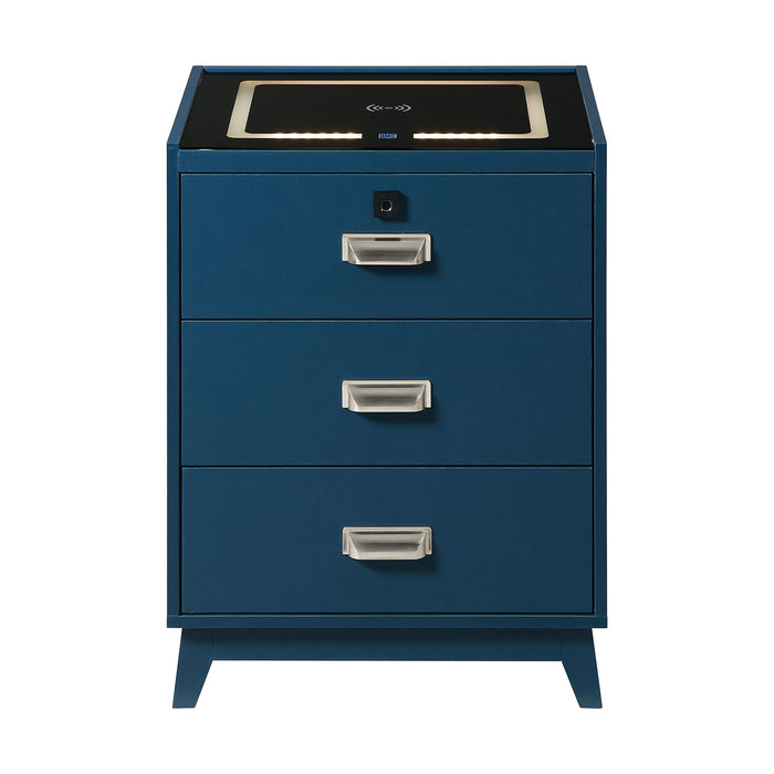 Rio - Nightstand With Electronic Features – Nightstands w/ Charging Stations by Elements International at Furniture Wholesale Plus , Nashville furniture store