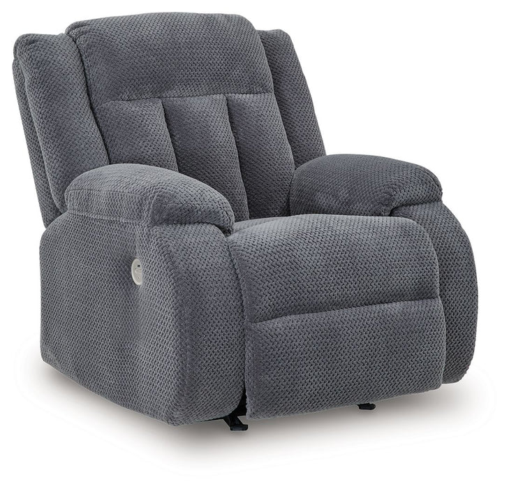 Observation - Power Rocker Recliner - Steel – Rocker Chairs by Signature Design by Ashley® at Furniture Wholesale Plus , Nashville furniture store