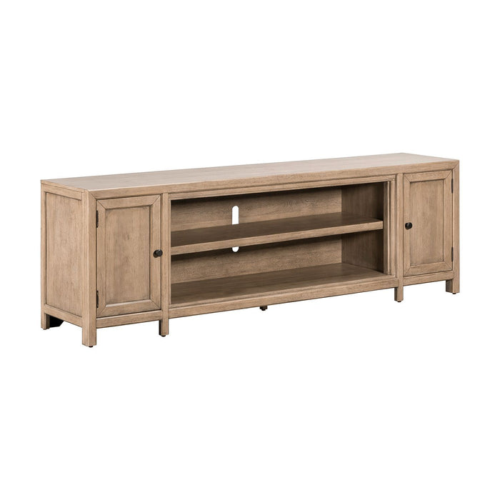 Fireplace TV Consoles - 82" Fireplace TV Console - White – Fireplace TV Stands by Liberty Furniture at Furniture Wholesale Plus , Nashville furniture store