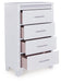 Jarlee - Four Drawer Chest - White – Accent Chests by Signature Design by Ashley® at Furniture Wholesale Plus , Nashville furniture store