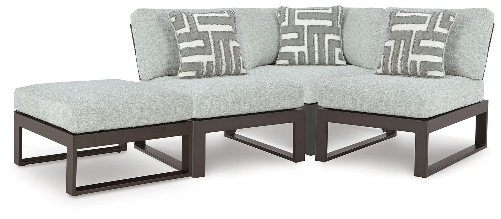 Beachloft - Outdoor Sectional – Stationary Sectionals by Signature Design by Ashley® at Furniture Wholesale Plus , Nashville furniture store