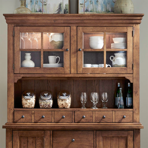 Hearthstone Ridge - Hutch - Light Brown – Hutches by Liberty Furniture at Furniture Wholesale Plus , Nashville furniture store