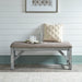 Newport - Dining Bench - Smokey Gray / Carbon Gray – Upholstered Benches by Liberty Furniture at Furniture Wholesale Plus , Nashville furniture store