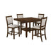 Portage - Counter Height Dining Set – 5 Piece Dining Room Sets by Elements International at Furniture Wholesale Plus , Nashville furniture store
