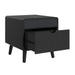 Halo - Square Smart End Table - Black – End Tables by Elements International at Furniture Wholesale Plus , Nashville furniture store