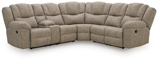 Pearce-Pike - Reclining Sectional – Reclining Sectionals by Signature Design by Ashley® at Furniture Wholesale Plus , Nashville furniture store