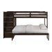 Sami - Step Bunk With Left Headboard – Bunk Beds by Elements International at Furniture Wholesale Plus , Nashville furniture store