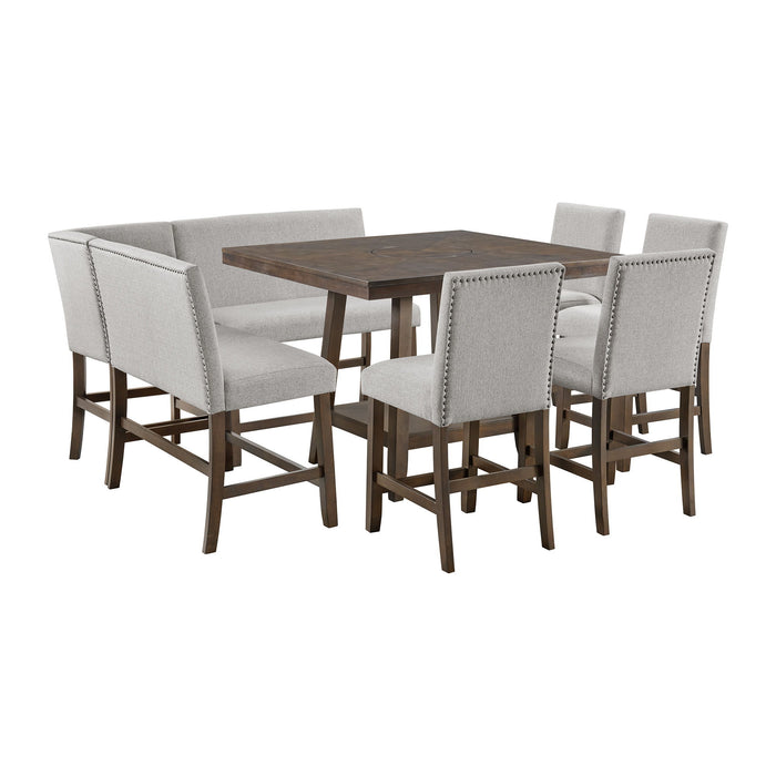 Seneca - Counter Height Dining Set – 5 Piece Dining Room Sets by Elements International at Furniture Wholesale Plus , Nashville furniture store