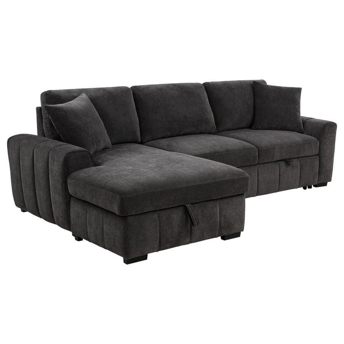 Pastrana - Upholstered Sleeper Sectional Sofa – Sleeper Sectionals by Coaster Fine Furniture at Furniture Wholesale Plus , Nashville furniture store