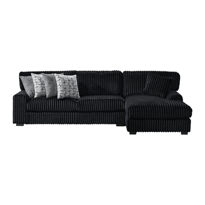 Nightfall - Sectional Set With 1 Pillow – Stationary Sectionals by Elements International at Furniture Wholesale Plus , Nashville furniture store