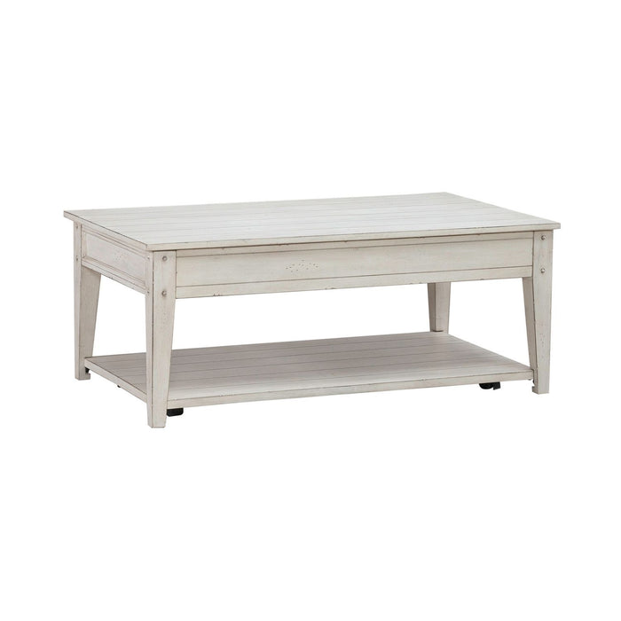 Lake House - Lift Top Cocktail Table – Cocktail Tables by Liberty Furniture at Furniture Wholesale Plus , Nashville furniture store