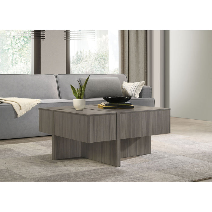 Martina - Coffee Table - Gray – Coffee Tables by Elements International at Furniture Wholesale Plus , Nashville furniture store