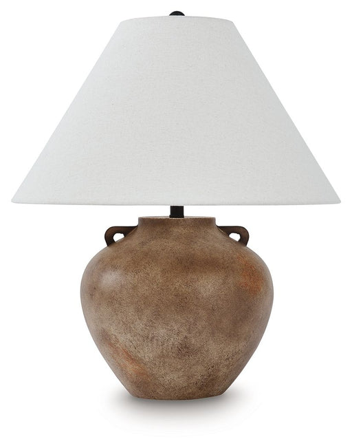 Ferrilby - Poly Table Lamp - Antique Beige – Table Lamps by Signature Design by Ashley® at Furniture Wholesale Plus , Nashville furniture store