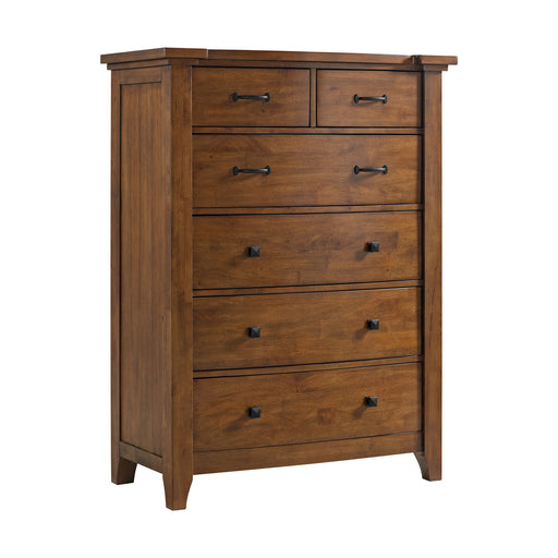 Gage - 6-Drawer Chest - Chestnut – Accent Chests by Elements International at Furniture Wholesale Plus , Nashville furniture store
