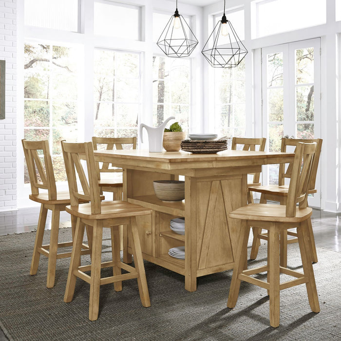 Lindsey Farm - Gathering Table Set – 5 Piece Dining Room Sets by Liberty Furniture at Furniture Wholesale Plus , Nashville furniture store
