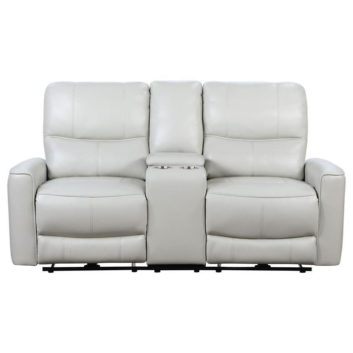 Greenfield - Upholstered Power Reclining Loveseat – Reclining Loveseats by Coaster Fine Furniture at Furniture Wholesale Plus , Nashville furniture store