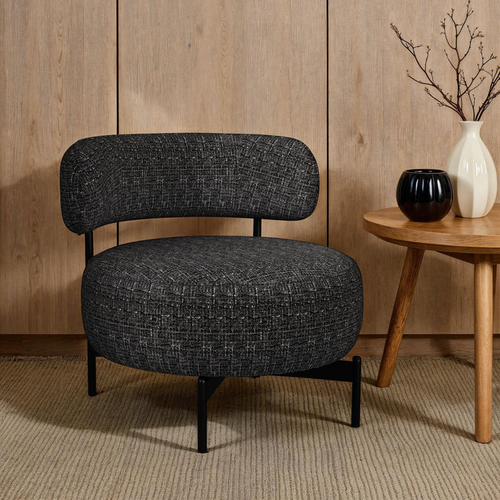 Antonia - Swivel Chair - Heron Black – Swivel Chairs by Elements International at Furniture Wholesale Plus , Nashville furniture store