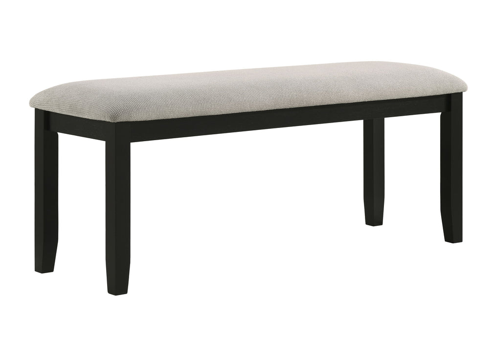 Folio - Bench - Black / Gray – Dining Benches by Crown Mark at Furniture Wholesale Plus , Nashville furniture store