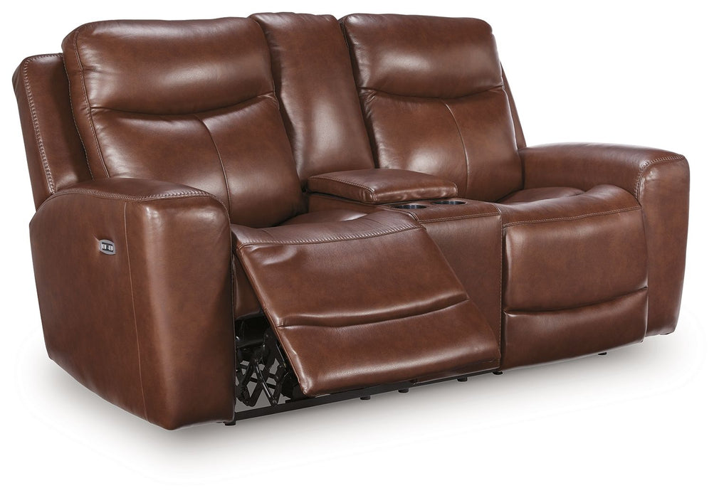 Next Move - Power Reclining Loveseat With Console / Adjustable Headrest – Reclining Loveseats by Signature Design by Ashley® at Furniture Wholesale Plus , Nashville furniture store