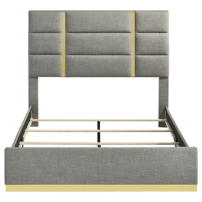 Ines - Fabric Upholstered Panel Bed – Upholstered Beds by Coaster Fine Furniture at Furniture Wholesale Plus , Nashville furniture store