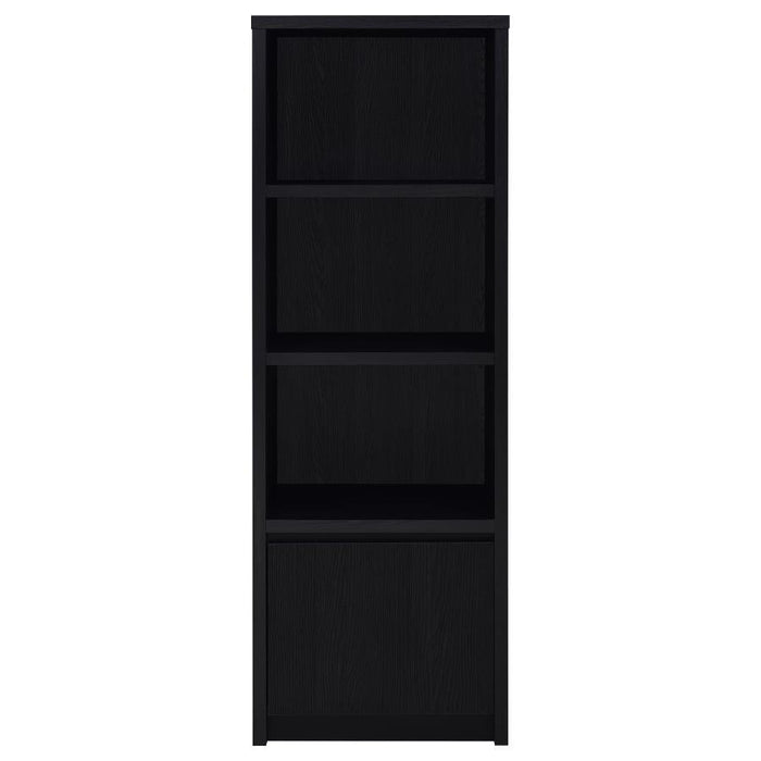 Winfield - 3-Sheld Media Tower Entertainment Pier - Black – Piers by Coaster Fine Furniture at Furniture Wholesale Plus , Nashville furniture store