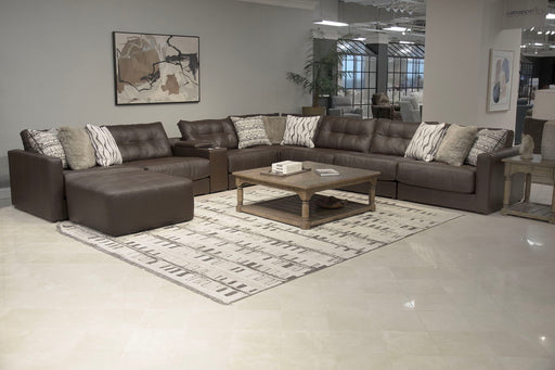 Siena - Cocktail Ottoman - Chocolate – Coffee Table Ottomans by Jackson at Furniture Wholesale Plus , Nashville furniture store
