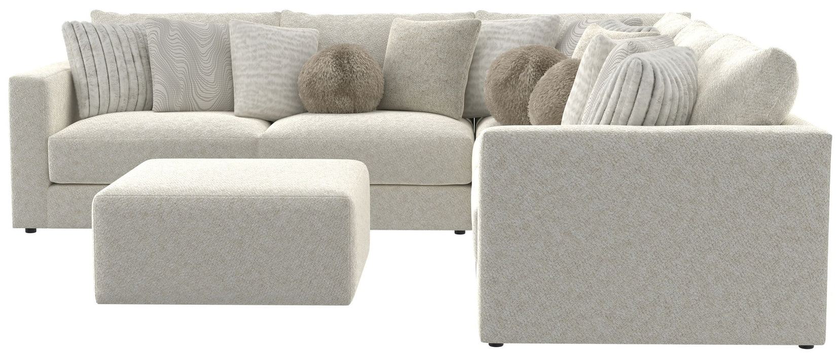 Ritzy - Modular Sofa And Included Cocktail Ottoman – 2 Piece Living Room Sets by Jackson at Furniture Wholesale Plus , Nashville furniture store