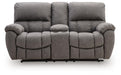 Bakerstein - Power Reclining Loveseat/Console/Adjustable Headrest - Galaxy – Reclining Loveseats by Signature Design by Ashley® at Furniture Wholesale Plus , Nashville furniture store