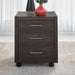 Modern Edge - Castered Filing Cabinet - Caffe – Filing Cabinets by Liberty Furniture at Furniture Wholesale Plus , Nashville furniture store
