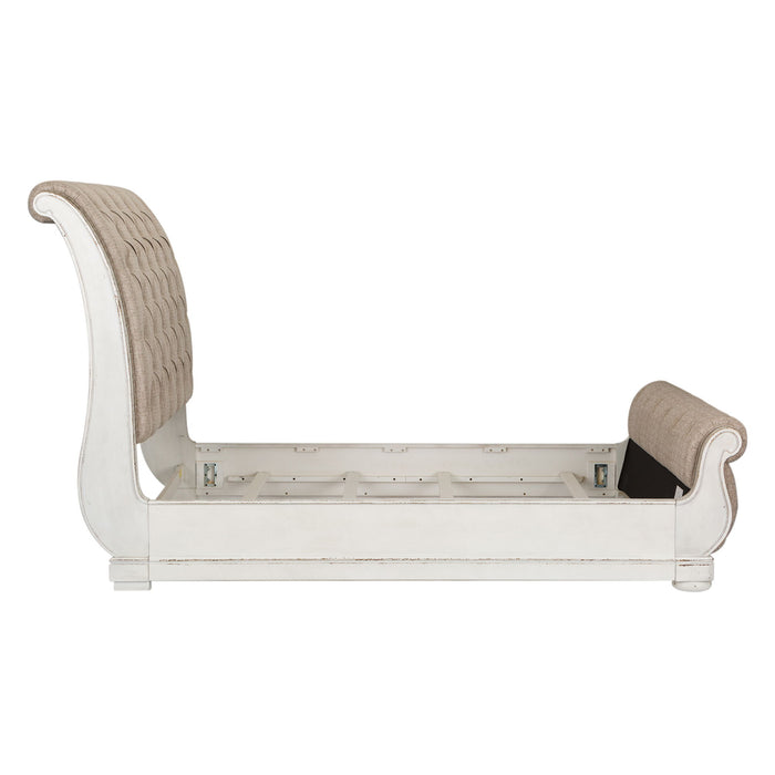 Abbey Park - Sleigh Bed – Upholstered Beds by Liberty Furniture at Furniture Wholesale Plus , Nashville furniture store