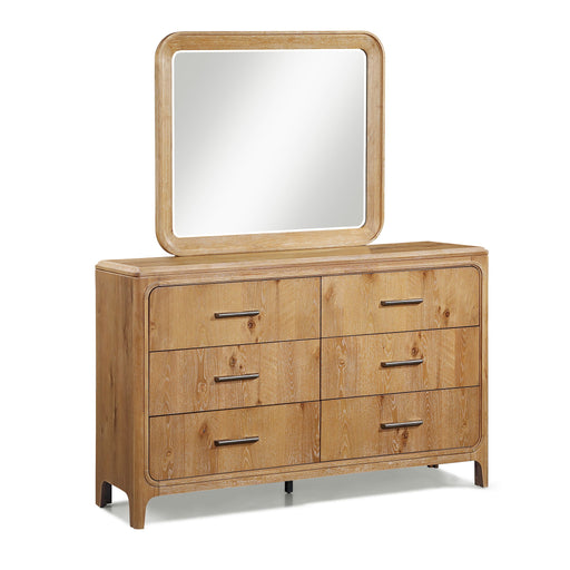 Westcott - Dresser And Mirror - Cerused Natural – Dresser & Mirror by Crown Mark at Furniture Wholesale Plus , Nashville furniture store