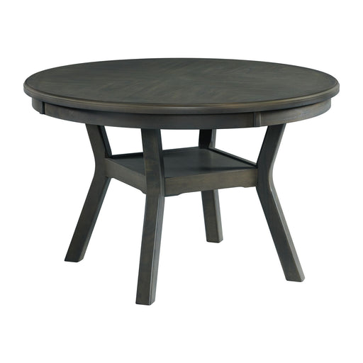 Amherst - Dining Table With Wood Leg - Gray Finish – Dining Tables by Elements International at Furniture Wholesale Plus , Nashville furniture store