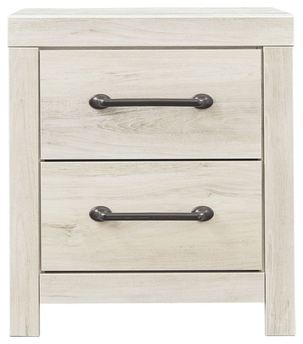 Cambeck - Two Drawer Night Stand - Whitewash – Accent Nightstands by Signature Design by Ashley® at Furniture Wholesale Plus , Nashville furniture store