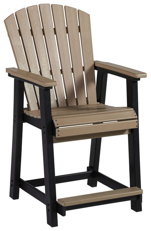 Fairen Trail - Barstool (Set of 2) - Black / Driftwood – Stool Sets by Signature Design by Ashley® at Furniture Wholesale Plus , Nashville furniture store