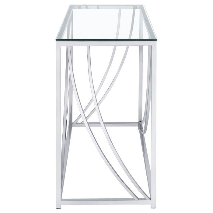 Lille - Glass Top Entryway Sofa Console Table Accents – End Tables by CoasterEssence at Furniture Wholesale Plus , Nashville furniture store