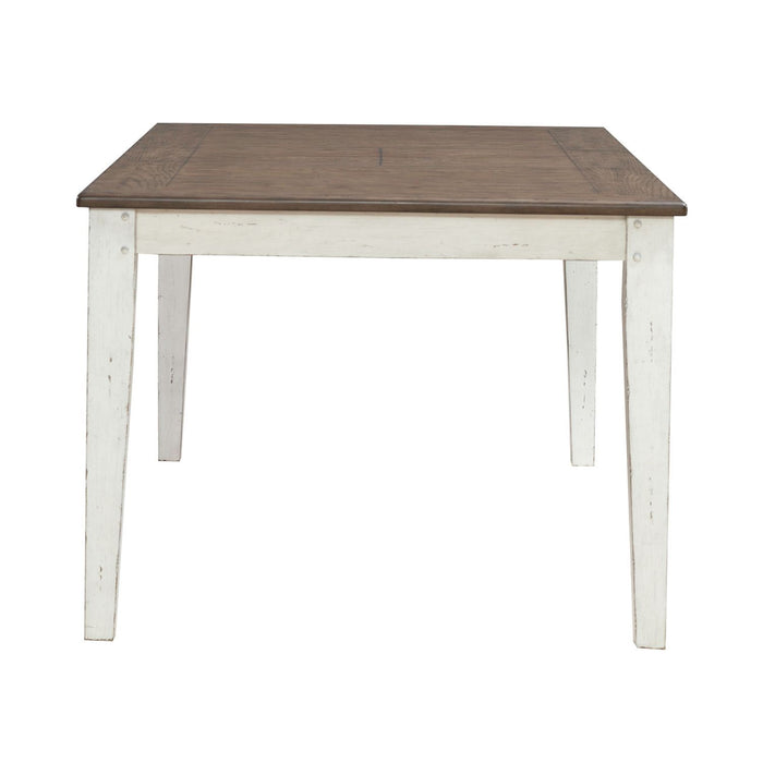 Al Fresco - Rectangular Leg Table - Graphite & Whitestone – Dining Tables by Liberty Furniture at Furniture Wholesale Plus , Nashville furniture store