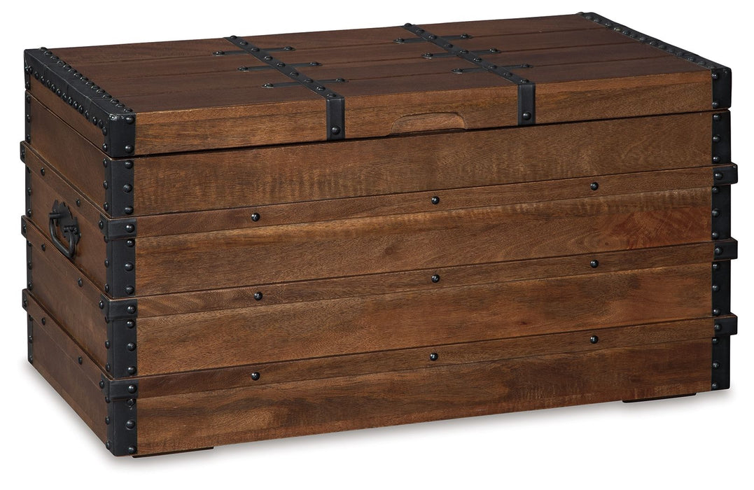 Kettleby - Storage Trunk - Brown – Storage Trunks by Signature Design by Ashley® at Furniture Wholesale Plus , Nashville furniture store