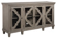 Fossil Ridge - Gray - Accent Cabinet - Premium Accent Cabinets from Signature Design by Ashley® - Just $878! Shop now at Furniture Wholesale Plus  We are the best furniture store in Nashville, Hendersonville, Goodlettsville, Madison, Antioch, Mount Juliet, Lebanon, Gallatin, Springfield, Murfreesboro, Franklin, Brentwood