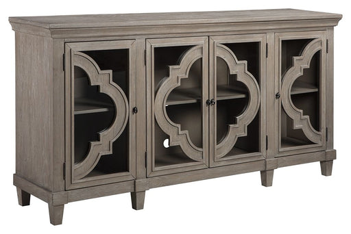 Fossil Ridge - Gray - Accent Cabinet - Premium Accent Cabinets from Signature Design by Ashley® - Just $878! Shop now at Furniture Wholesale Plus  We are the best furniture store in Nashville, Hendersonville, Goodlettsville, Madison, Antioch, Mount Juliet, Lebanon, Gallatin, Springfield, Murfreesboro, Franklin, Brentwood