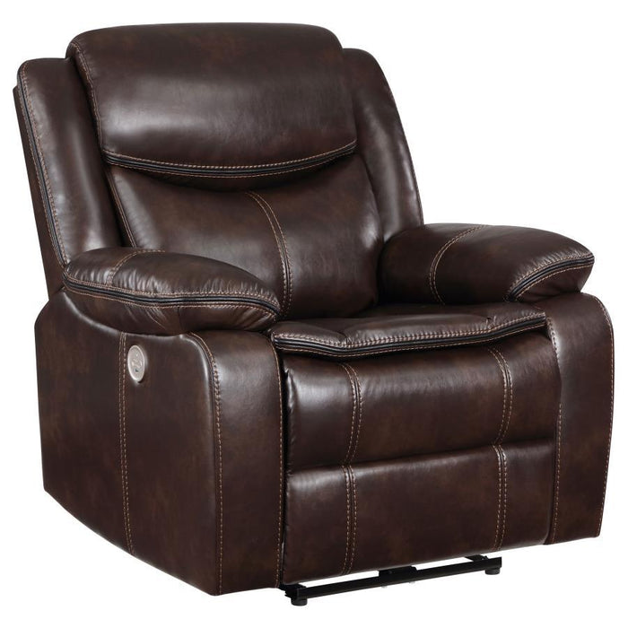 Sycamore - Upholstered Power Recliner Chair – Reclining Chairs by Coaster Fine Furniture at Furniture Wholesale Plus , Nashville furniture store