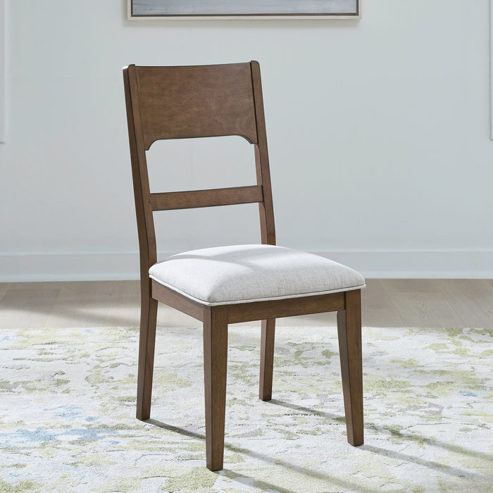 Harmony - Panel Back Side Chair - Brownstone – Side Chairs by Liberty Furniture at Furniture Wholesale Plus , Nashville furniture store