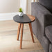 Caspian - Round Accent End Table - Brown – End Tables by Steve Silver Furniture at Furniture Wholesale Plus , Nashville furniture store