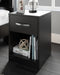 Finch - One Drawer Night Stand - Black – Accent Nightstands by Signature Design by Ashley® at Furniture Wholesale Plus , Nashville furniture store